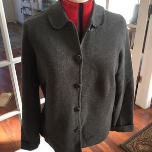 Cozy Grey Land’s End Sweater